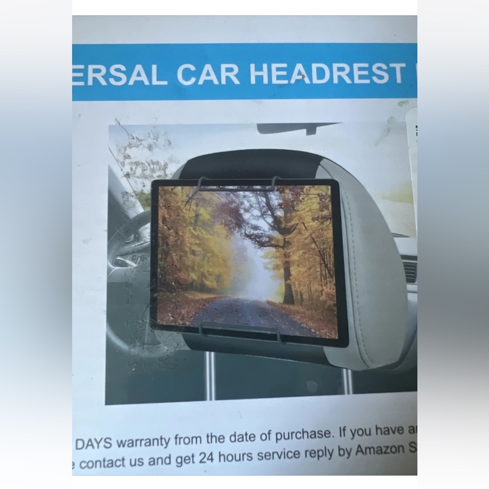 Adjustable Car Headrest Mount Holder Back Seat Universal for iPad Tablets